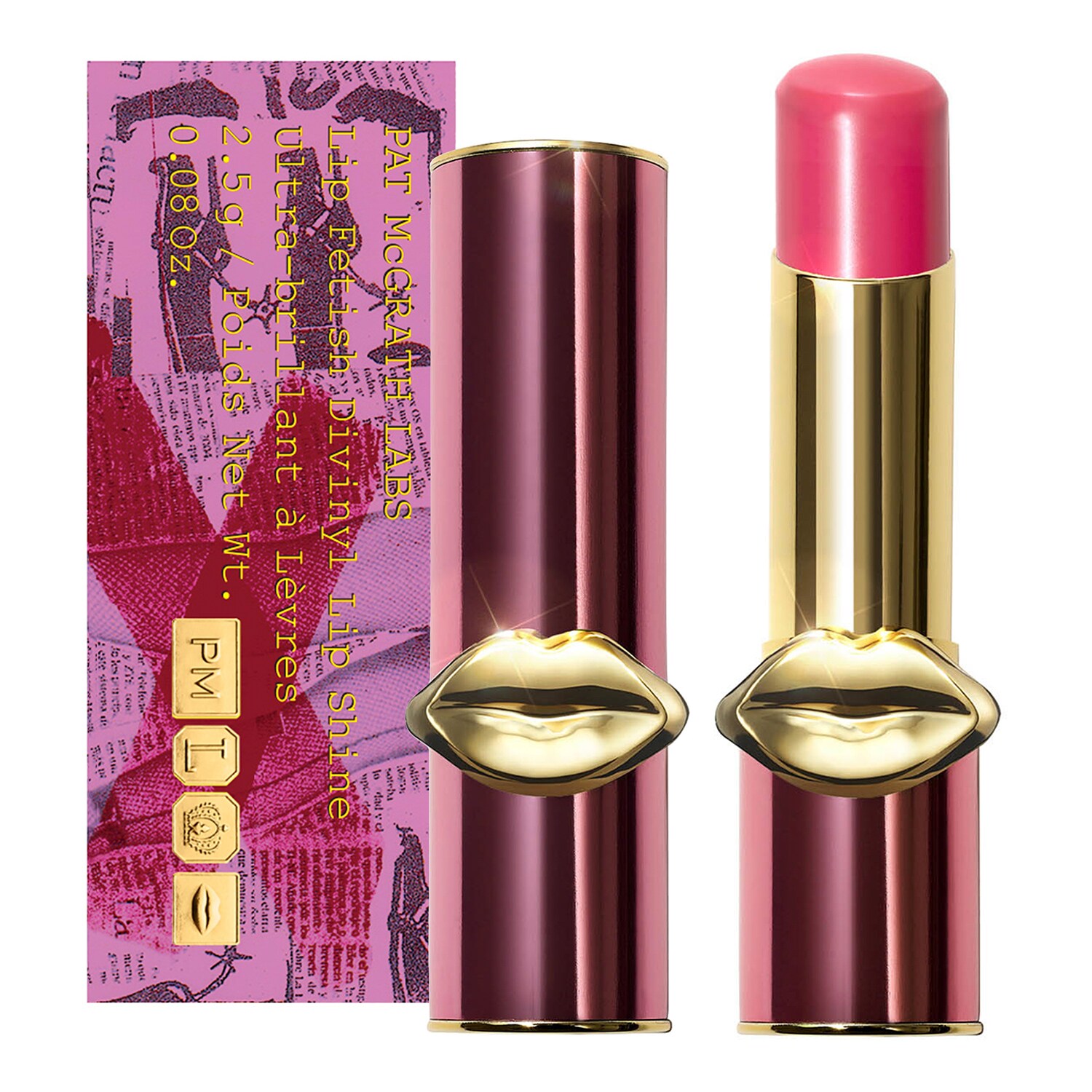 Pat Mcgrath Labs - Lip Fetish Divinyl Lip Shine - Balsam Do Ust - Lip Fetish Divinyl Shine Boudoir Rose - Dla Kobiet